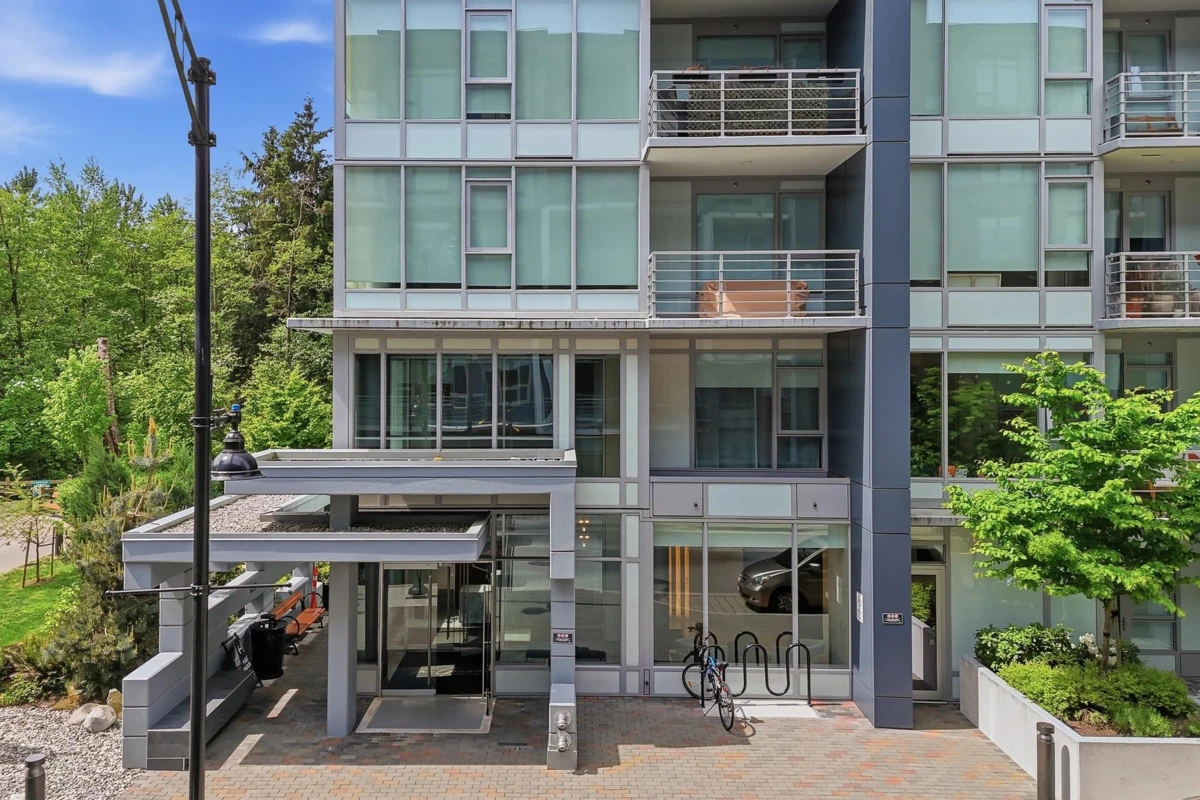 Exterior Rear Photo of 2101 305 Morrissey Road, Port Moody, BC