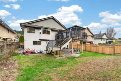 Aerial View of 1422 Hockaday Street, Coquitlam, BC