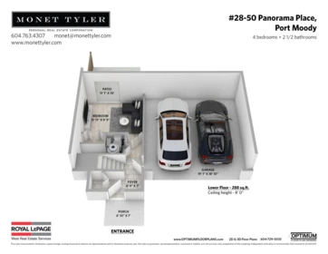 Aerial View of 28 50 Panorama Place, Port Moody, BC