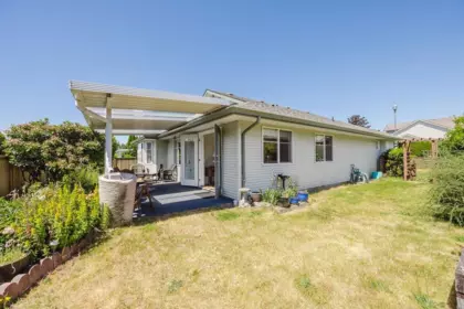 Aerial View of 6317 Williams Place, Sechelt, BC