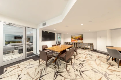 Basement Recreation Room Photo of 704 8699 Hazelbridge Way, Richmond, BC