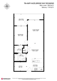 Garage Interior Photo of 704 8699 Hazelbridge Way, Richmond, BC