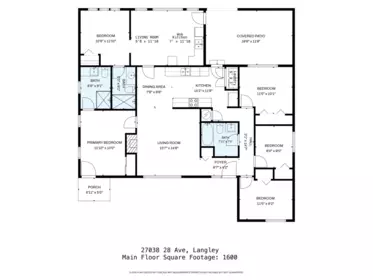 Aerial View of 27036 28 Avenue, Langley, BC