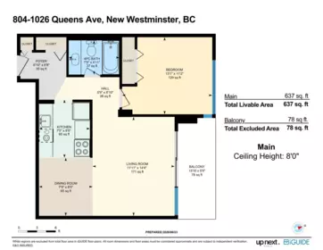 804 1026 Queens Avenue, New Westminster, BC, New Westminster — Apartment/Condo for sale