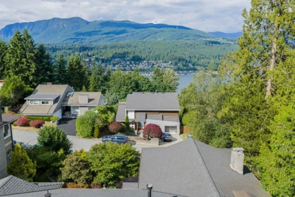Aerial View of 550 Yale Road, Port Moody, BC