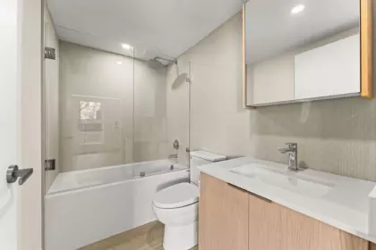 Powder Room Photo of 4516 Heather Street, Vancouver, BC