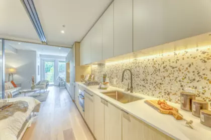 Kitchen Island Photo of 512 2471 St. George Street, Vancouver, BC