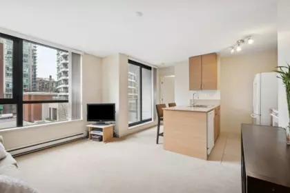 Living Room Photo of 502 977 Mainland Street, Vancouver, BC