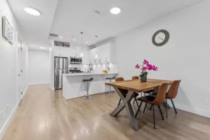 Kitchen Island Photo of 103 906 Quadling Avenue, Coquitlam, BC