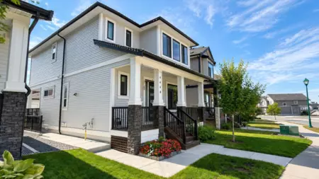 Exterior Rear Photo of 4440 Stephen Leacock Drive, Abbotsford, BC