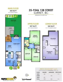 25 9346 128 Street, Surrey, BC, Surrey — Townhouse for sale