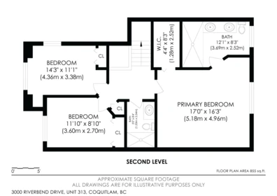 Aerial View of 313 3000 Riverbend Drive, Coquitlam, BC