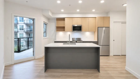 Living Room Photo of 217 10777 138 Street, Surrey, BC