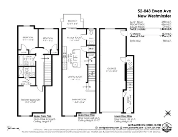 52 843 Ewen Avenue, New Westminster, BC, New westminster — Townhouse for sale