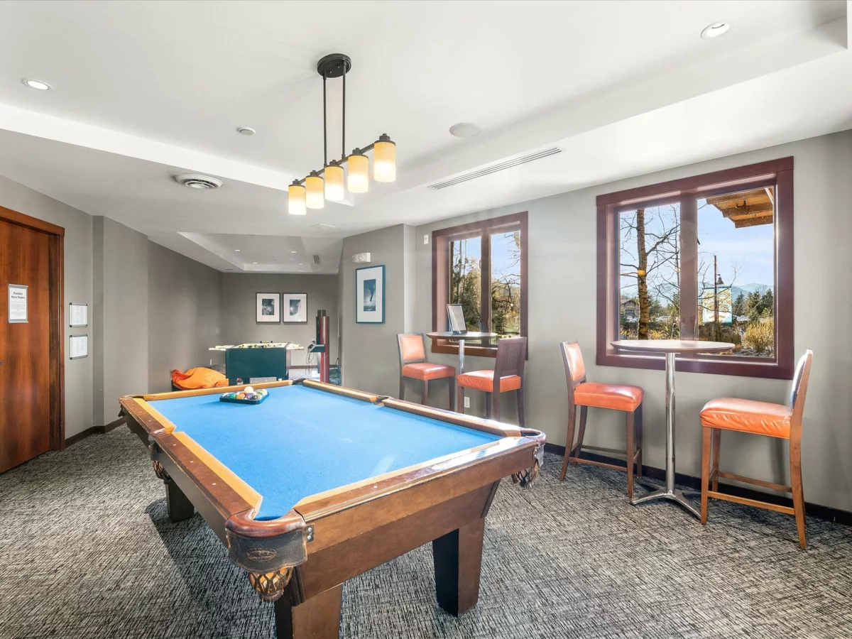 Basement Recreation Room Photo of 114D 2020 London Lane, Whistler, BC