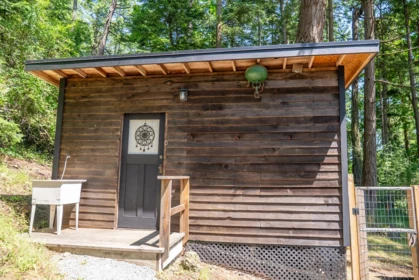 Aerial View of 9907 Gowlland Point Road, Pender Island, BC