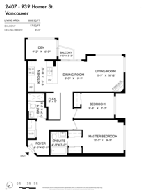 2407 939 Homer Street, Vancouver, BC, Vancouver — Apartment/Condo for sale