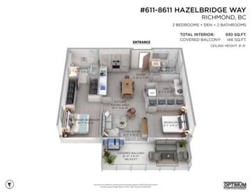 611 8611 Hazelbridge Way, Richmond, BC, Richmond — Apartment/Condo for sale