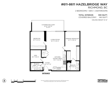611 8611 Hazelbridge Way, Richmond, BC, Richmond — Apartment/Condo for sale