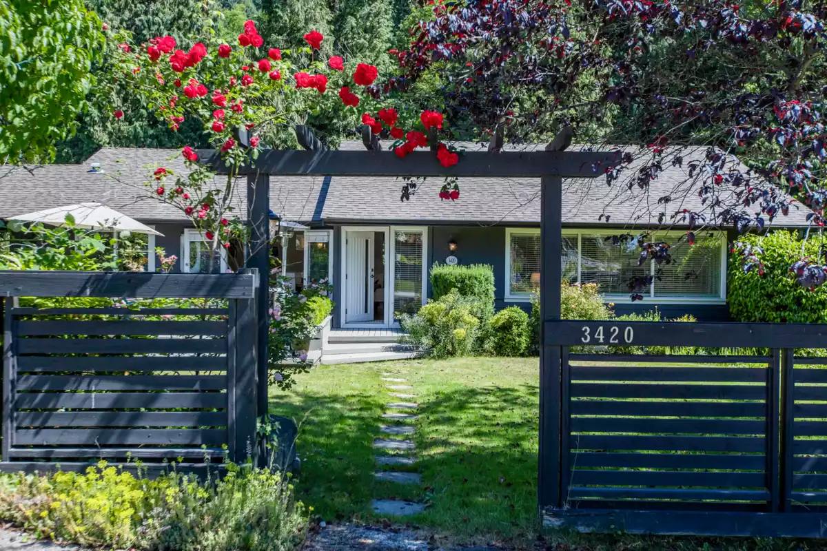 Exterior Rear Photo of 3420 Rockview Place, West Vancouver, BC