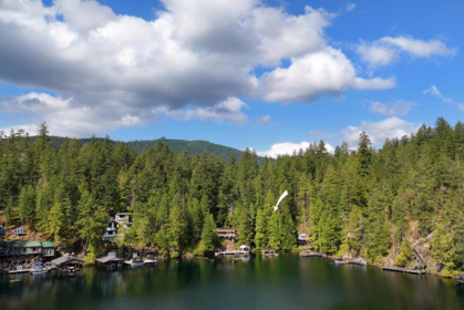 Exterior Rear Photo of Lot 20 Sakinaw Lake, Sechelt, BC