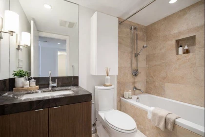 Aerial View of 306 125 E 14th Street, Vancouver, BC