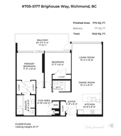 Swimming Pool Photo of 705 5177 Brighouse Way, Richmond, BC