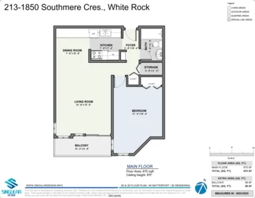 Aerial View of 213 1850 E Southmere Crescent, Surrey, BC