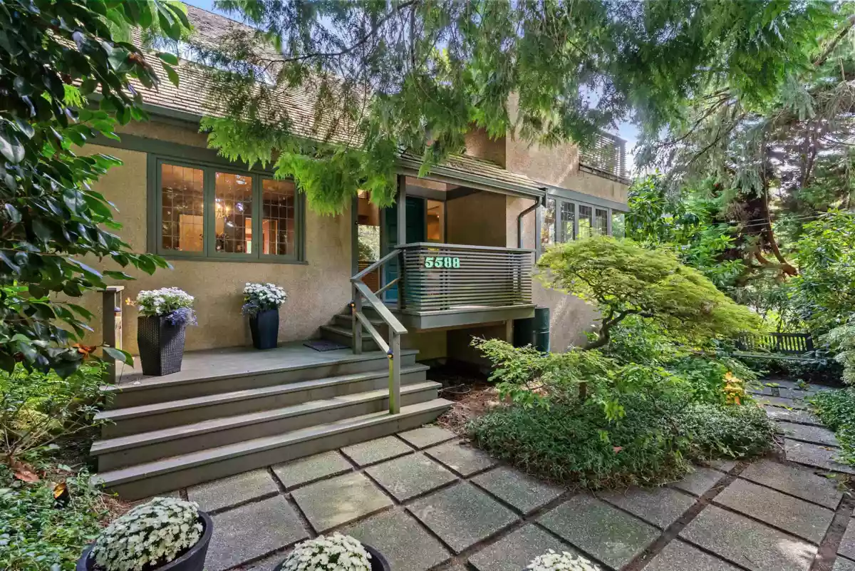 Exterior Rear Photo of 5588 Olympic Street, Vancouver, BC