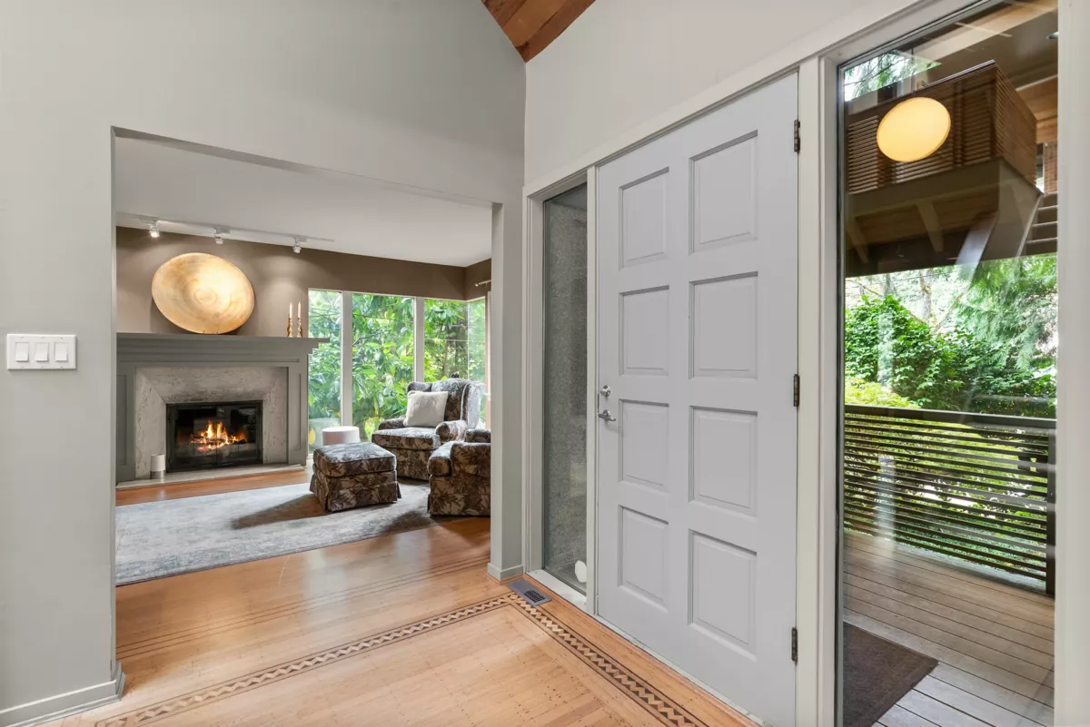 Living Room Photo of 5588 Olympic Street, Vancouver, BC