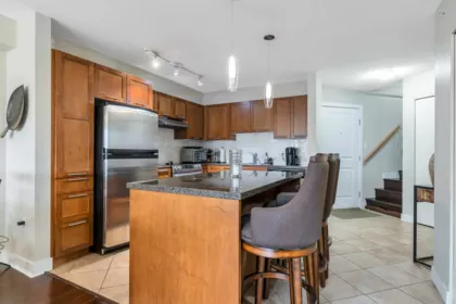 Kitchen Island Photo of 414 19677 Meadow Gardens Way, Pitt Meadows, BC