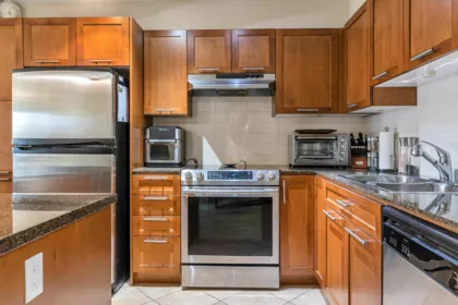 Kitchen Photo of 414 19677 Meadow Gardens Way, Pitt Meadows, BC