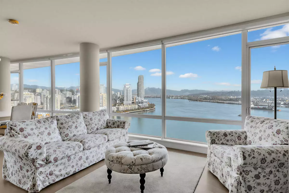 Living Room Photo of 1705 210 Salter Street, New Westminster, BC