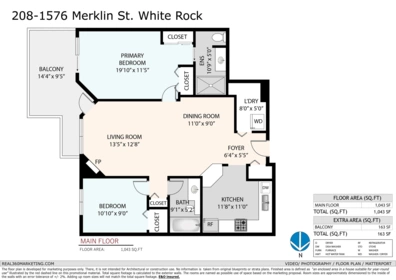 Outdoor Patio Photo of 208 1576 Merklin Street, White Rock, BC