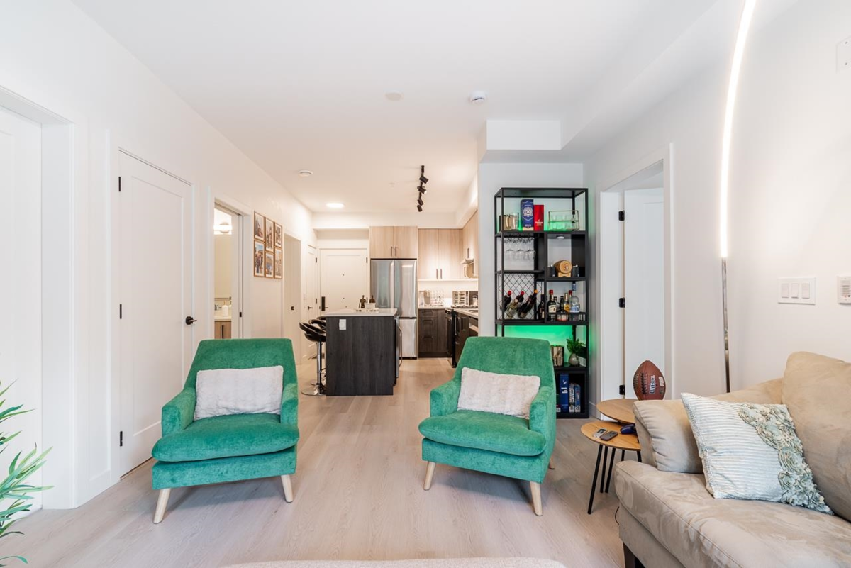 Kitchen Island Photo of 219 2002 St. George Street, Port Moody, BC