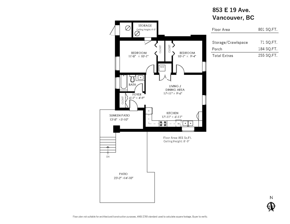 Powder Room Photo of 853 E 19th Avenue, Vancouver, BC