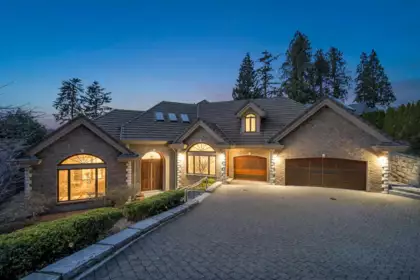 Exterior Rear Photo of 3411 Senkler Road, Belcarra, BC