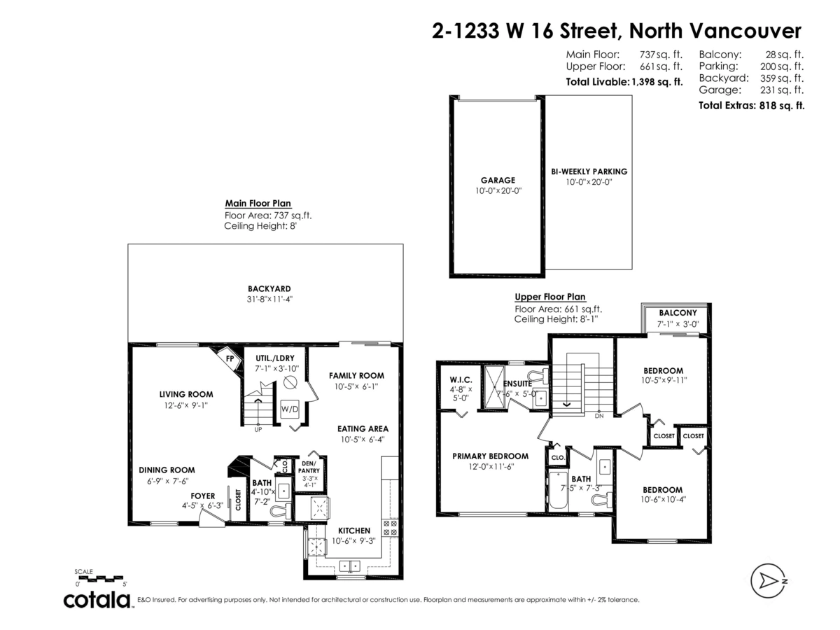 Living Room Photo of 2 1233 W 16th Street, North Vancouver, BC