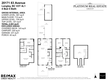 Aerial View of 20171 83 Avenue, Langley, BC