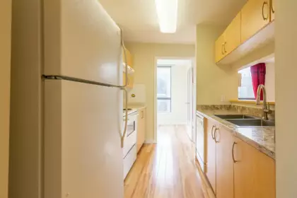 Kitchen Island Photo of 305 3588 Crowley Drive, Vancouver, BC