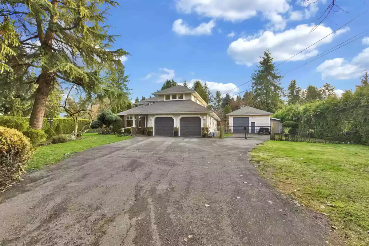 Aerial View of 25072 58 Avenue, Langley, BC