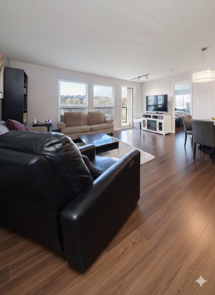 Living Room Photo of 306 2191 Shaughnessy Street, Port Coquitlam, BC