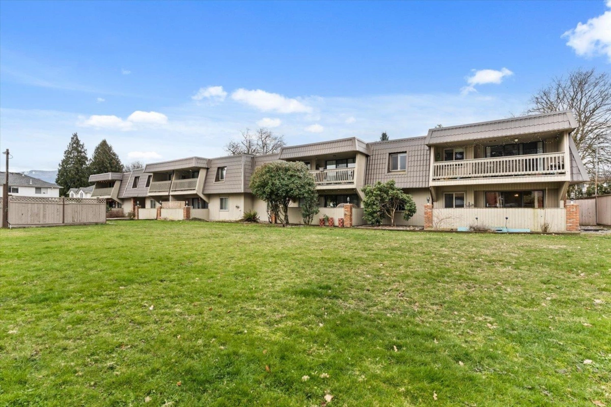 Aerial View of 101 45900 Lewis Avenue, Chilliwack, BC