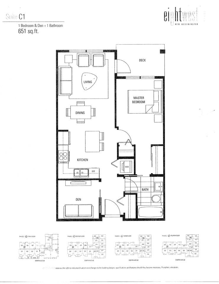 Hallway Photo of 208 55 Eighth Avenue, New Westminster, BC