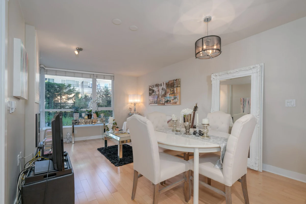 Dining Area Photo of 302 160 W 3rd Street, North Vancouver, BC