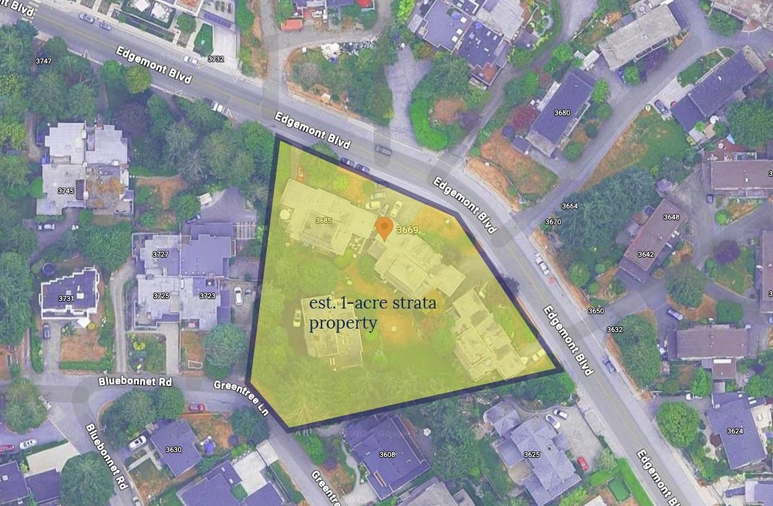 Exterior Rear Photo of 3669 Edgemont Boulevard, North Vancouver, BC