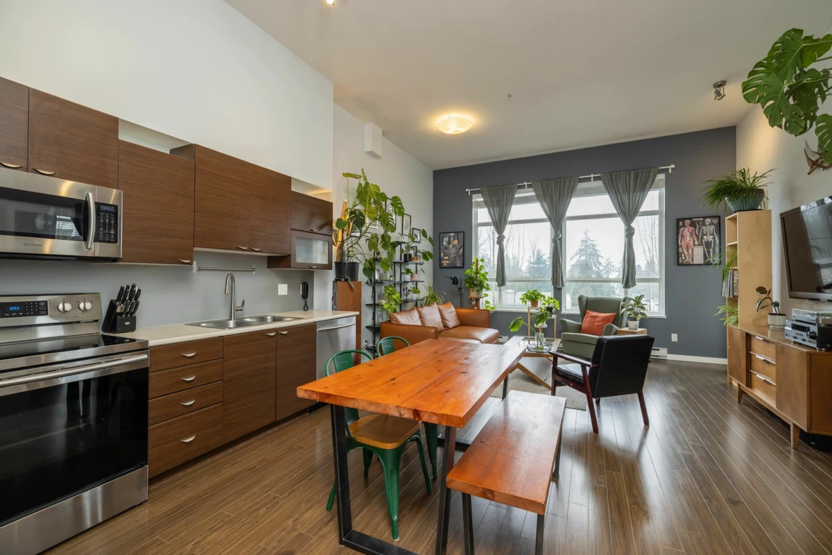 Dining Area Photo of 408 10788 139 Street, Surrey, BC