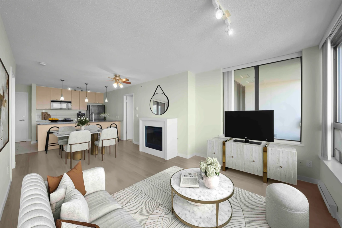 Family Room Photo of 1605 7178 Collier Street, Burnaby, BC