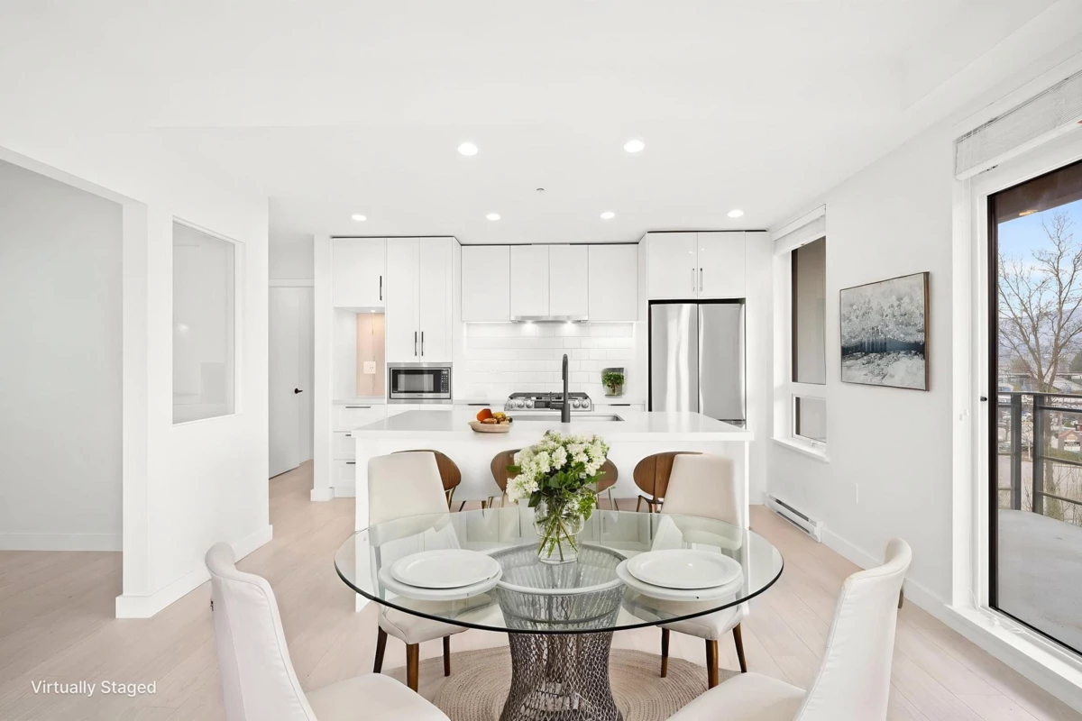 Dining Area Photo of 405 3038 St George Street, Port Moody, BC