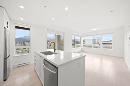Kitchen Island Photo of 405 3038 St George Street, Port Moody, BC